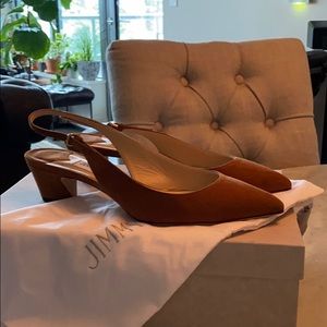 Jimmy Choo Suede Slingbacks